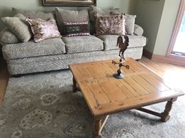 The rooster weather vane is not part of the sale 