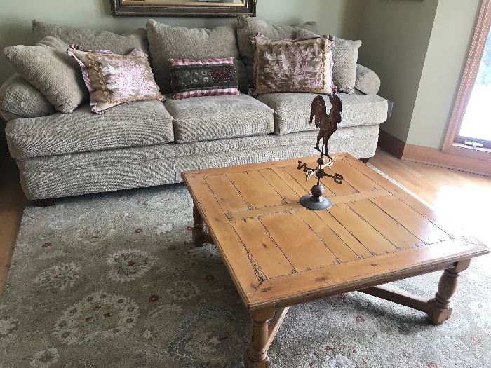 The rooster weather vane is not part of the sale 