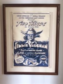 RARE Jimmy Vaughn poster.
