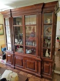 Matching china cabinet by Century