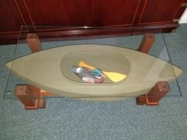 Canoe coffee table