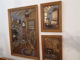 Early American Genre Wall Accessories by Turner