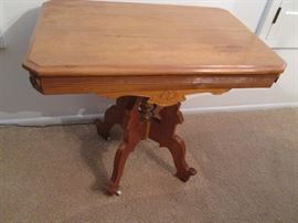 Eastlake Style Lamp Table, 19" X 30"