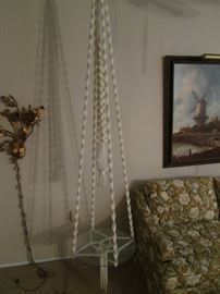 Hanging Macrame Table