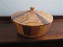 Covered Wooden Container