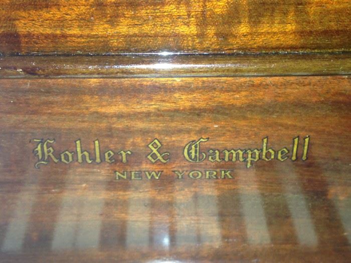Kohler & Campbell (New York) piano