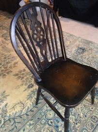 One of four Windsor chairs