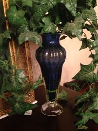 Impressive blue vase