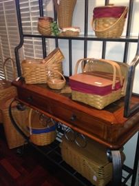  The famous Longaberger baskets are handmade, signed, and dated.