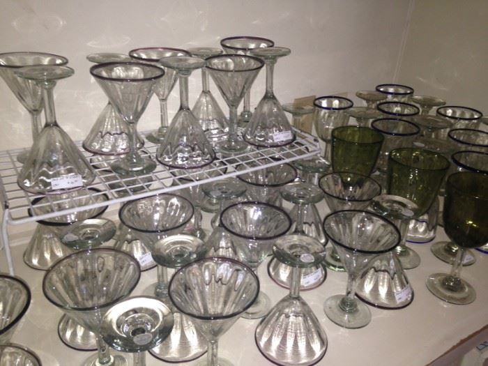 More styles of glassware