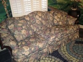 Floral sofa