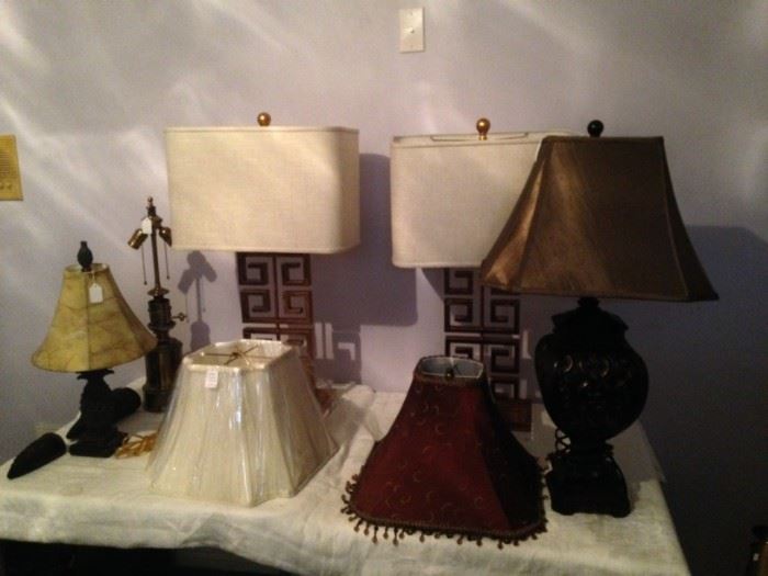Lamps and shades