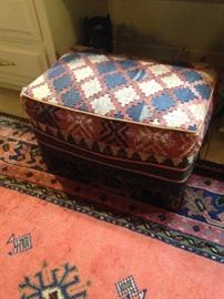 Upholstered ottoman