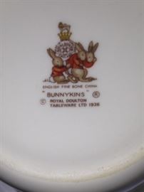 "Bunnykins" by Royal Doulton - English fine bone china