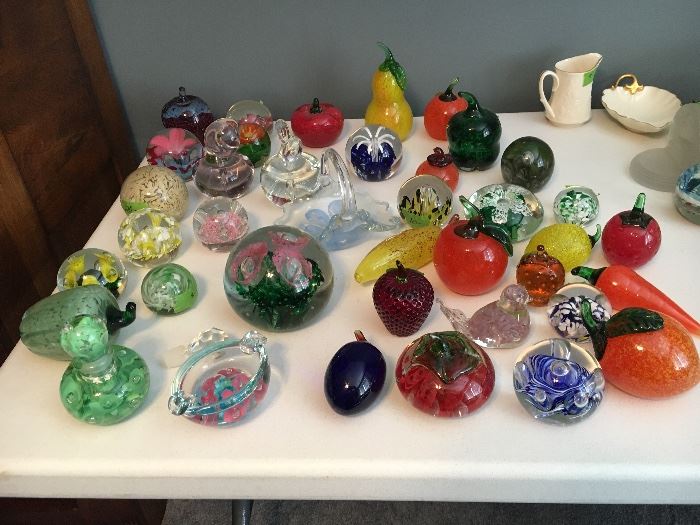 Zimmerman and other paperweights.