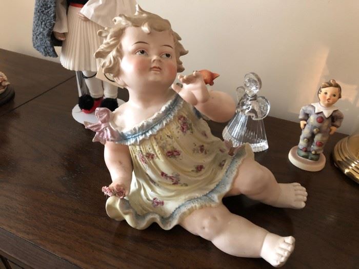 WE ALL NEED A ANTIQUE BISQUE BABY IN  OUR LIVES :)
