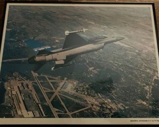 Photo of General Dynamics fighter plane