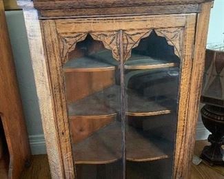 Corner hanging cabinet, Art Nouveau