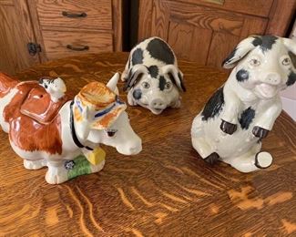 English Staffordshire donkey teapot