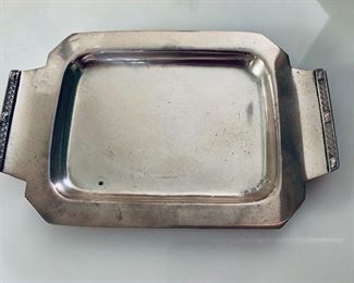 Antique sterling card holder