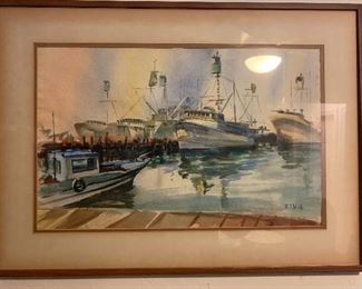 Watercolor by H S Wilts