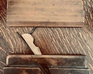 Antique C L Ansell wood planer, England