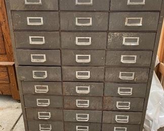 Industrial steel file cabinet