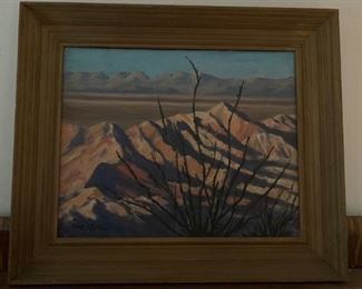 Charles A. Small painting, San Diego listed artist