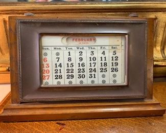 Antique calendar