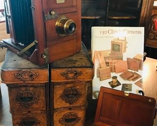 1896 Instanto full plate tailboard camera by Underwood with Ross lens brass, French polished mahogany 