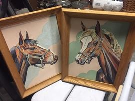 Vintage Horse Paintings