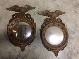 Federal Style Oval Mirrors 