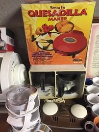 Quesadilla Maker, Food Chopper, Foot Massager & Coffee Maker