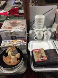 Punch Bowl, Dish Set, Pimsleur Spanish I & II Language Programs