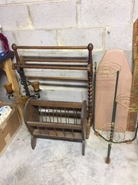 Quilt and Magazine Rack