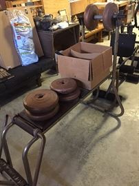 Weight Bench/Weights