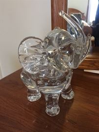 Decorative Glass/Crystal Elephant
