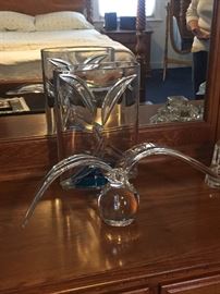 Decorative Glass/Crystal Pieces(Signed)