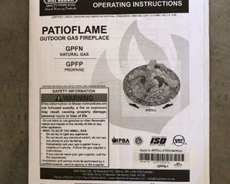 Sonoma NWT Patio Fire Pit