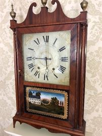 Eli Terry Patent Clock Plymouth CT All Original