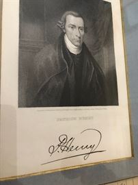 Patrick Henry Signed Paperwork