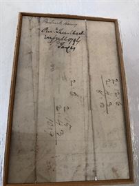 Patrick Henry Signed Paperwork