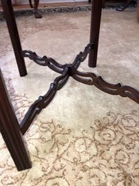 1790 Pembroke Cross Stretcher Drop Leaf Table Original Thomas Burling Cabinet & Chair Maker N0. 36 Beekman St New York with original label