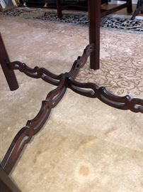 1790 Pembroke Cross Stretcher Drop Leaf Table Original Thomas Burling Cabinet & Chair Maker N0. 36 Beekman St New York with original label