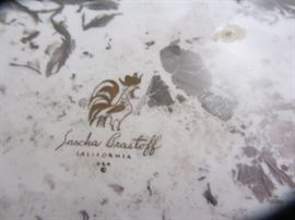 SASHA BRASTOFF POTTERY CALIFORNIA "SURF BALLET"