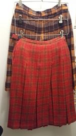 Lots of wool skirts...cutters for quilts of wool felting???