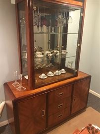Bassett china cabinet! Table with matching chairs and sideboard/server available too!
