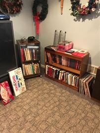 Books and games! Records, cassettes and cd's!