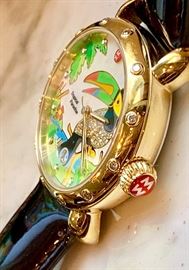 Limited Edition “Tropical Paradise” Michele watch (sold out EVERYWHERE)