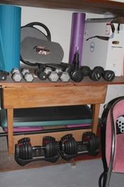 Free Weights and Work Bench